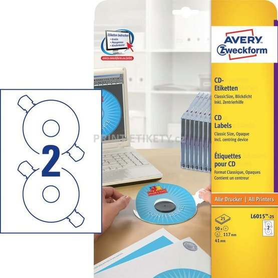 L6015-25 Avery Zweckform etikety na CD a DVD s centrovačem - print-etikety.cz.jpg