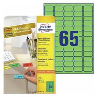 Mini etikety AVERY snímatelné Stick&Lift, 38,1x21,2 mm, 20 listů, zelené - L4792-20