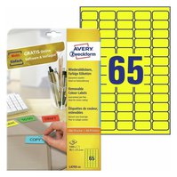 Mini etikety AVERY snímatelné Stick&Lift, 38,1x21,2 mm, 20 listů, žluté - L4793-20