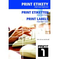 Print etikety Print1 100 x 23 mm A4 25 listů